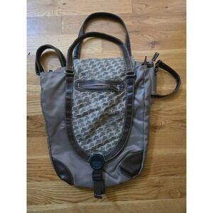 Korbie 3-in-1 Convertible Diaper Bag, Backpack,‎ & Bassinet Station - Brown/Gray